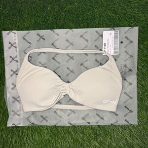 Dfyne impact strappy bra lunar rock gray extra small